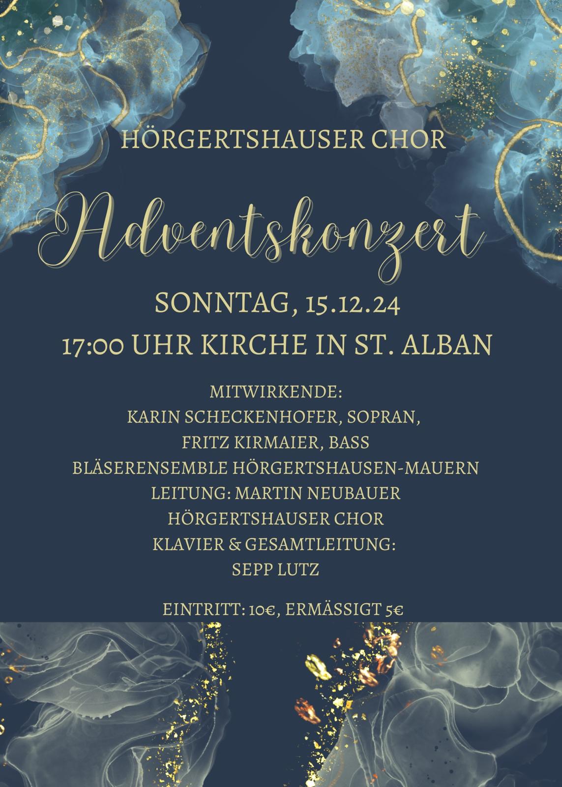 Adventskonzert Hörgertshauser Chor